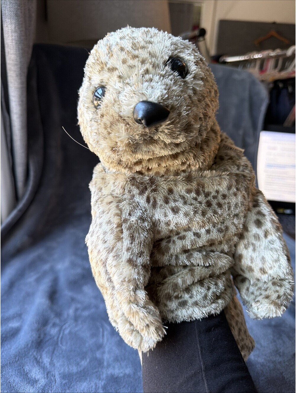 Folkmanis Harbor Seal Full Body Animal Hand Puppet Plush 19"